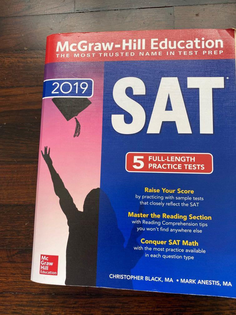 on　McGraw-Hill　Books　Hobbies　Textbooks　Education　Magazines,　prep　Toys,　2019,　SAT　Carousell