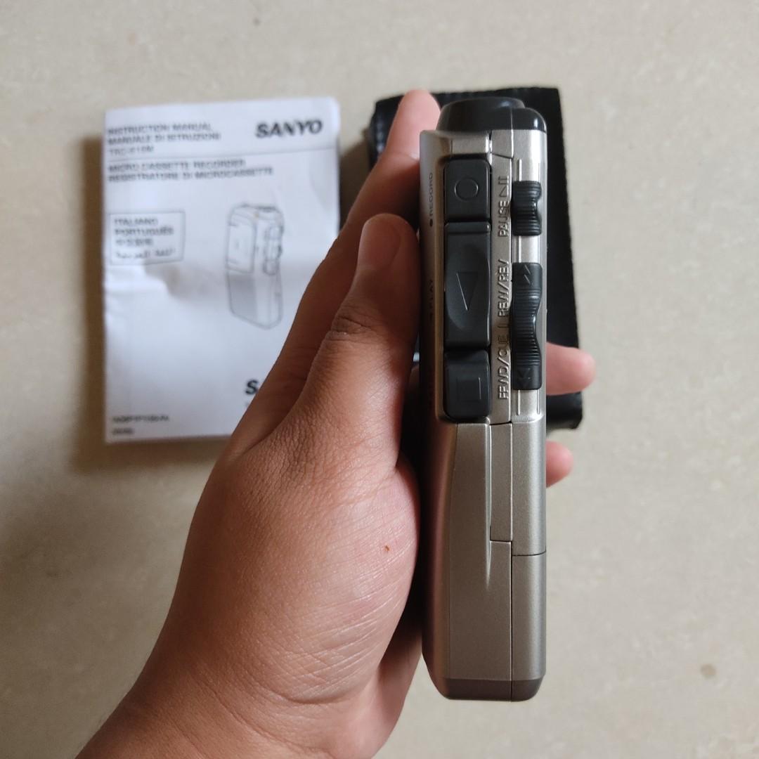 Microcassette Recorder (Sanyo), Audio, Voice Recorders on Carousell