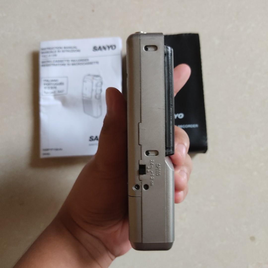Microcassette Recorder (Sanyo), Audio, Voice Recorders on Carousell