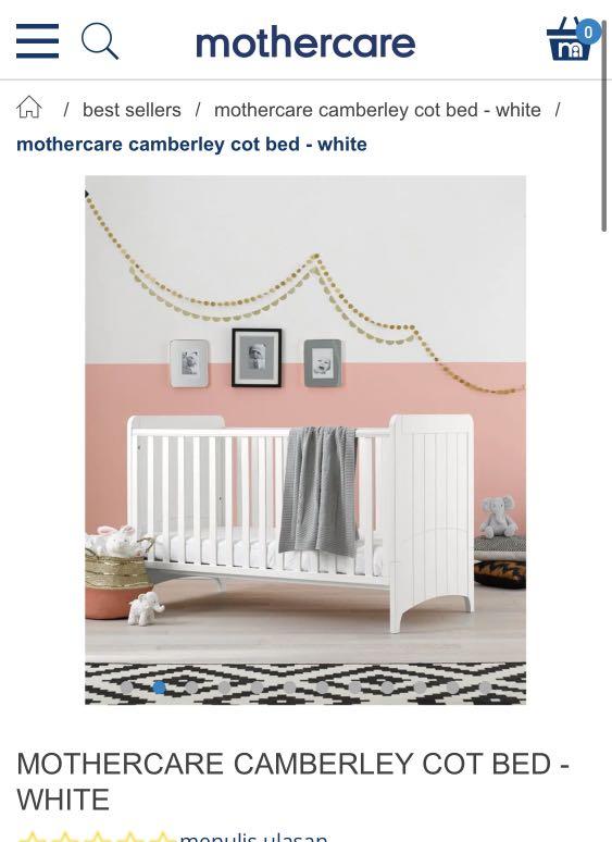Mothercare Camberley FULL SET Ranjang Bayi Kasur Bayi / Baby Cot Bed
