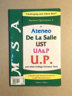 MSA Review Questions 2 for CETS (UP, Ateneo, DLSU, UST, UA&P)
