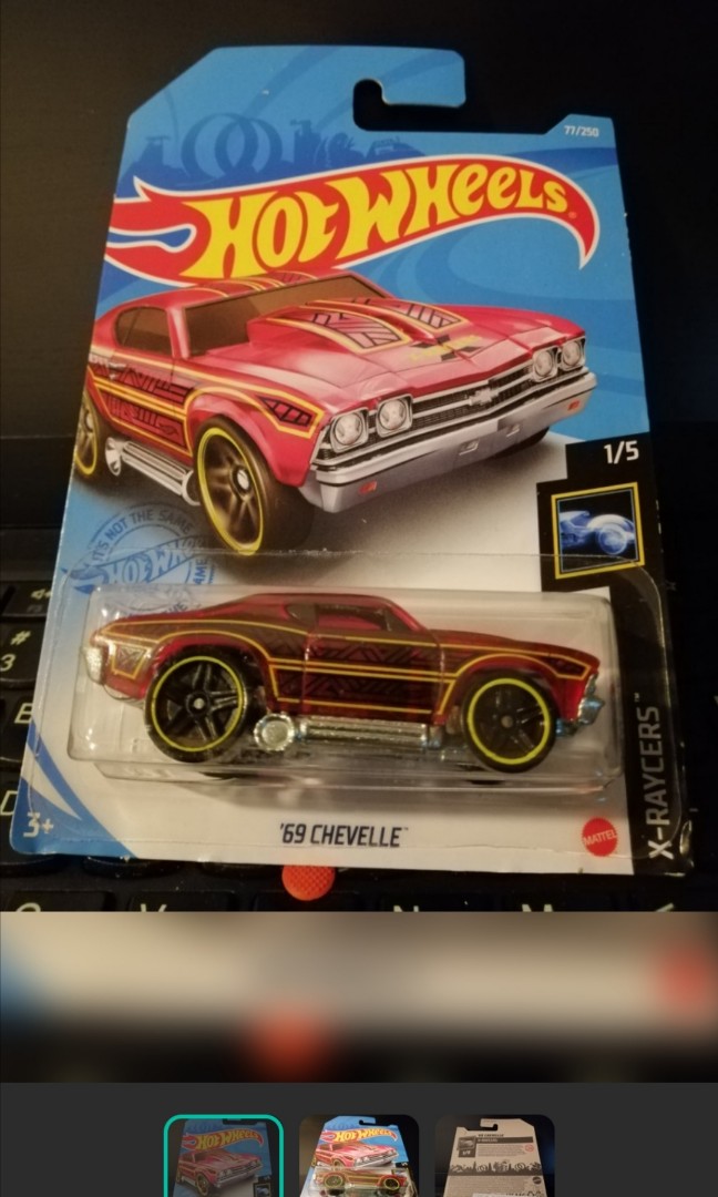 New 69 Chevelle Red X Raycers Hot Wheels HotWheels Car2 Hobbies