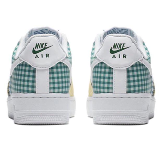 Nike air force one sale gingham