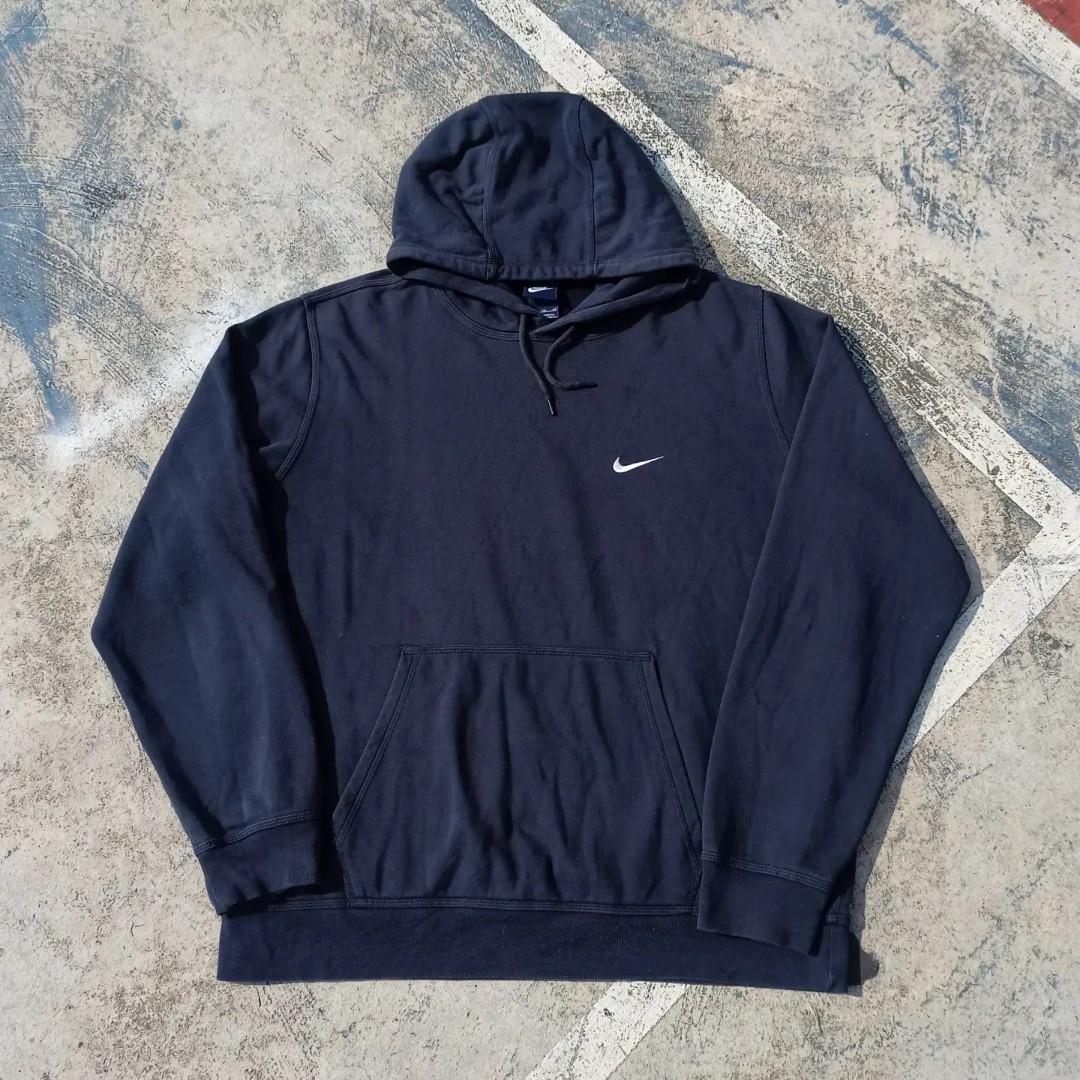 Nike Mini Swoosh Hoodie, Men's Fashion, Tops & Sets, Hoodies on Carousell