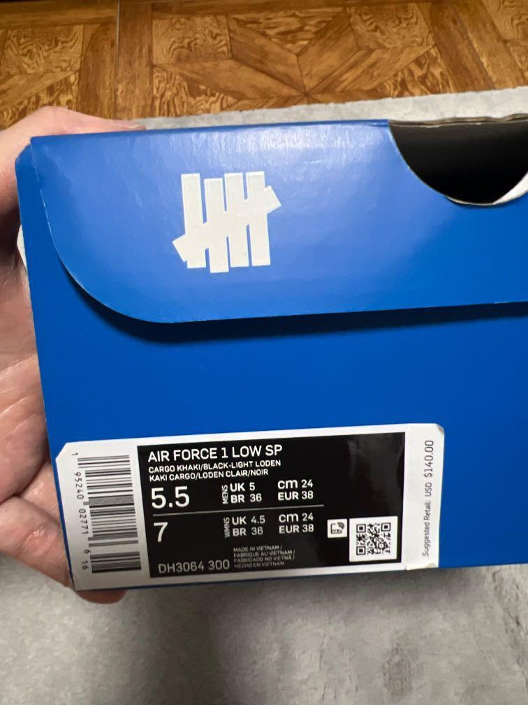 Nike x undefeated Air Force 1 Men s Fashion Footwear Sneakers