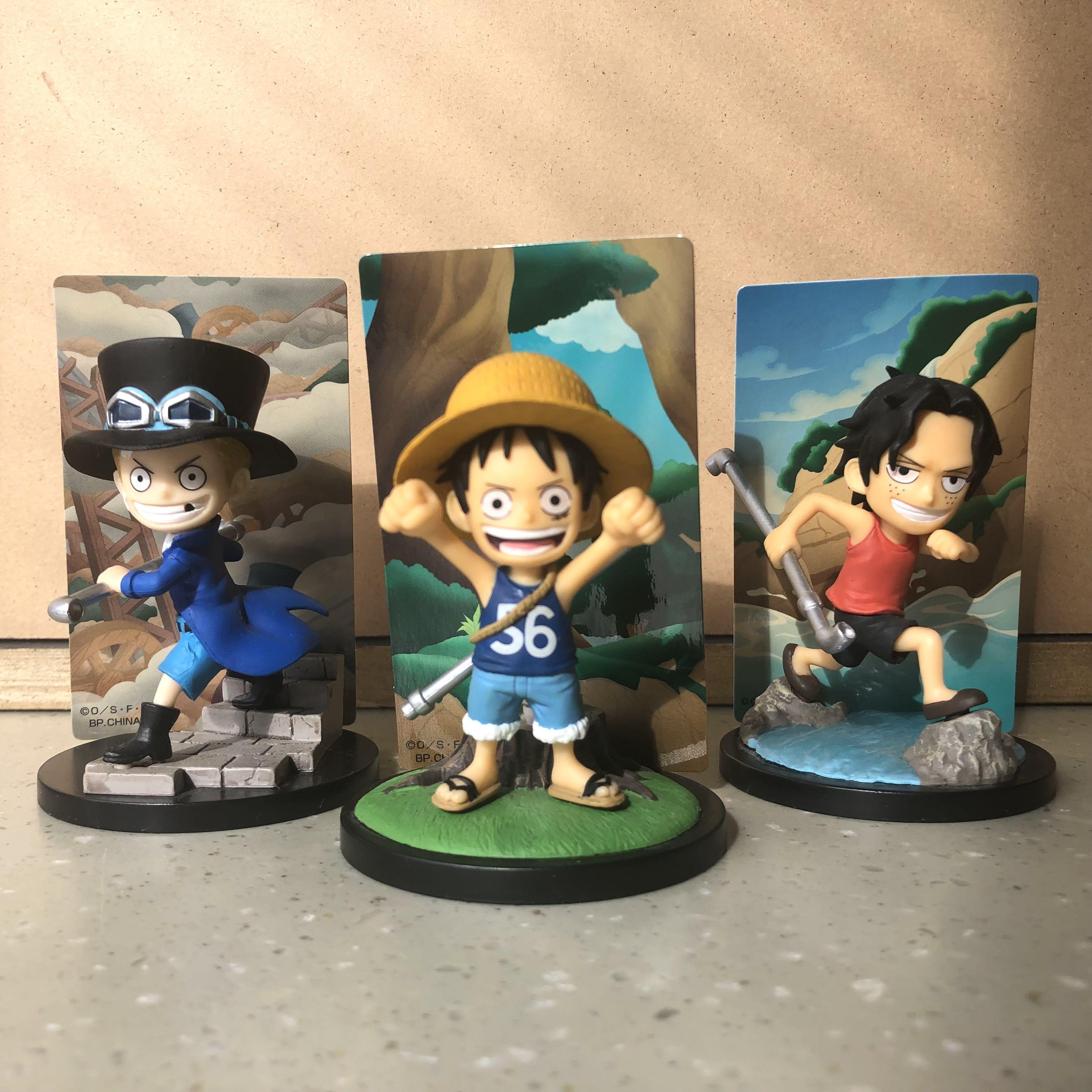 海賊王one Piece 新時代幕開け編一番賞路飛 艾斯 薩波三兄弟 興趣及遊戲 玩具 遊戲類 Carousell