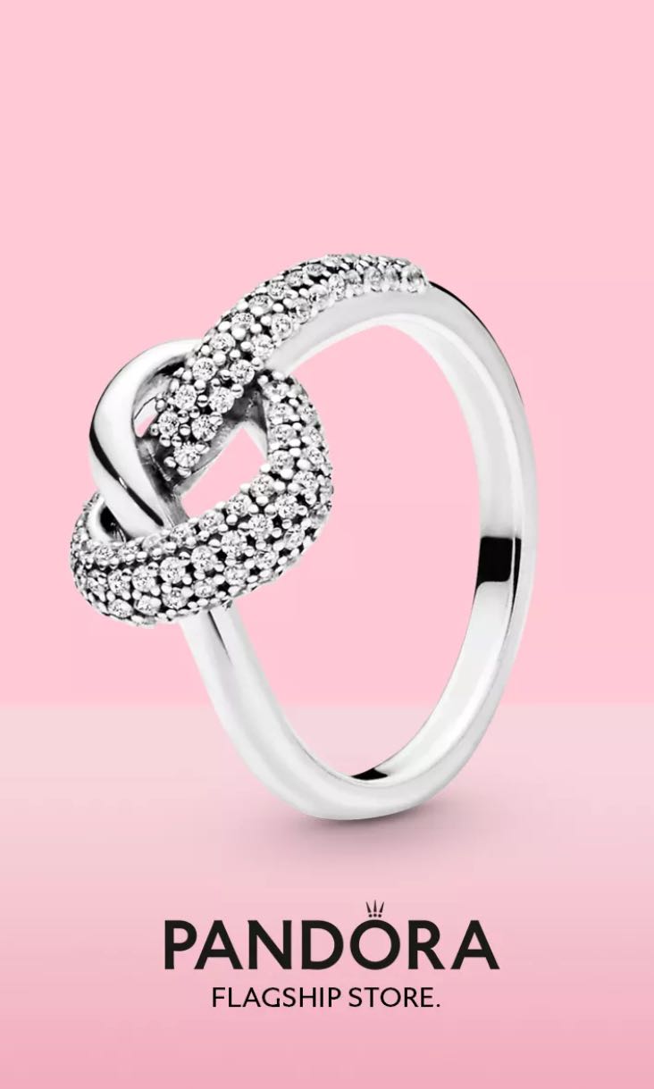 Pandora Knotted Heart Ring, Women's 