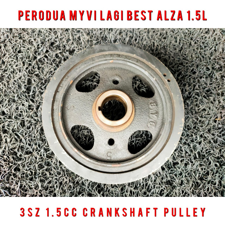 Perodua Myvi Lagi Best Alza 3SZ 1.5L 1.5cc Crankshaft Pulley / Main Pulley / Crank Pulley, Auto