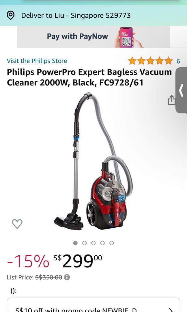 PowerPro Expert Bagless vacuum cleaner FC9728/01