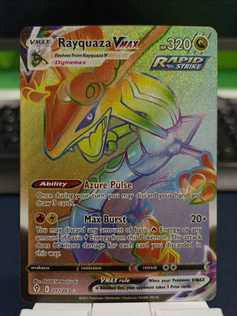 Rayquaza-VMAX (217/203), Busca de Cards