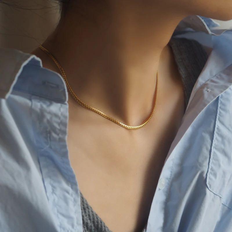 Talisa Herringbone Necklace For Women - Christmas Gifts for Wife