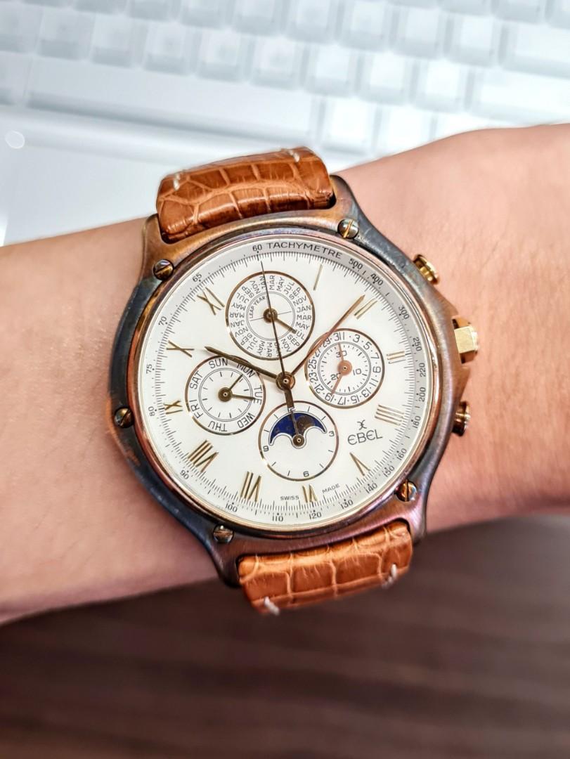 Ebel moonphase watch sales