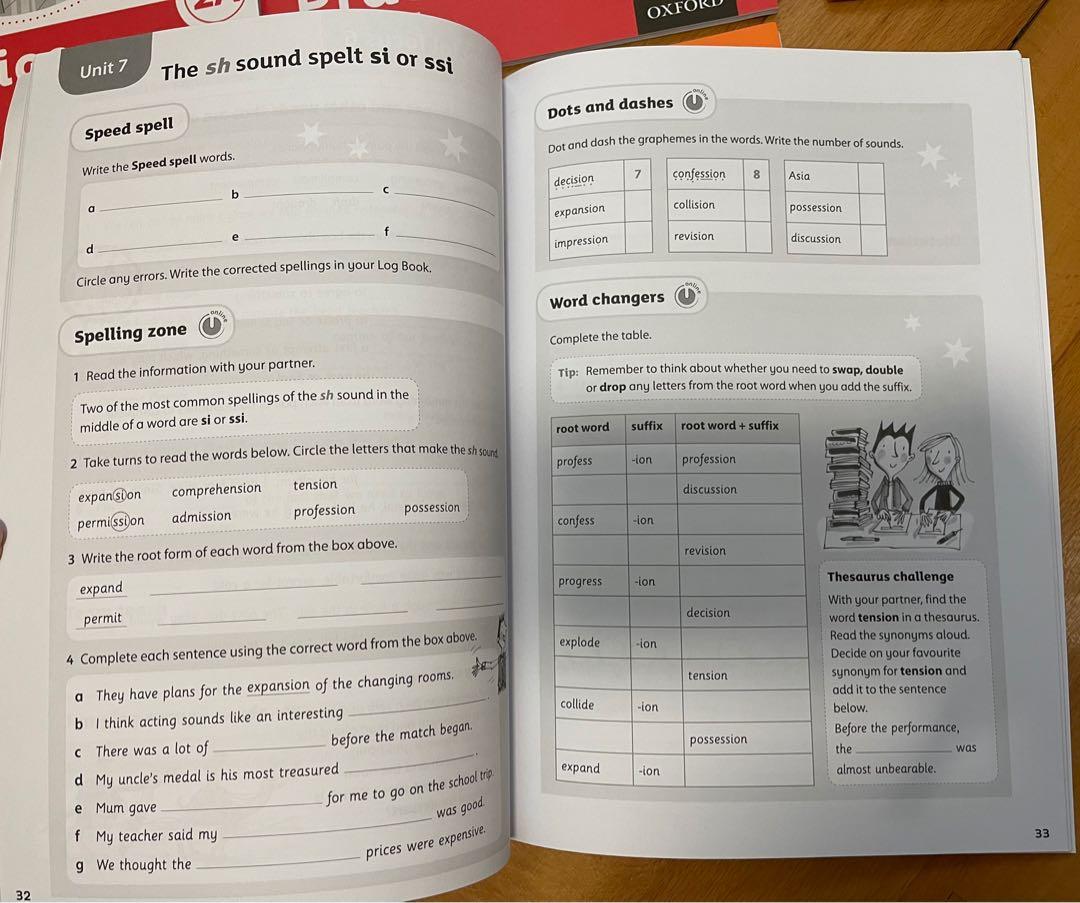 Read Write Inc. Spelling Practice Book, 興趣及遊戲, 書本 & 文具, 小朋友書 Carousell