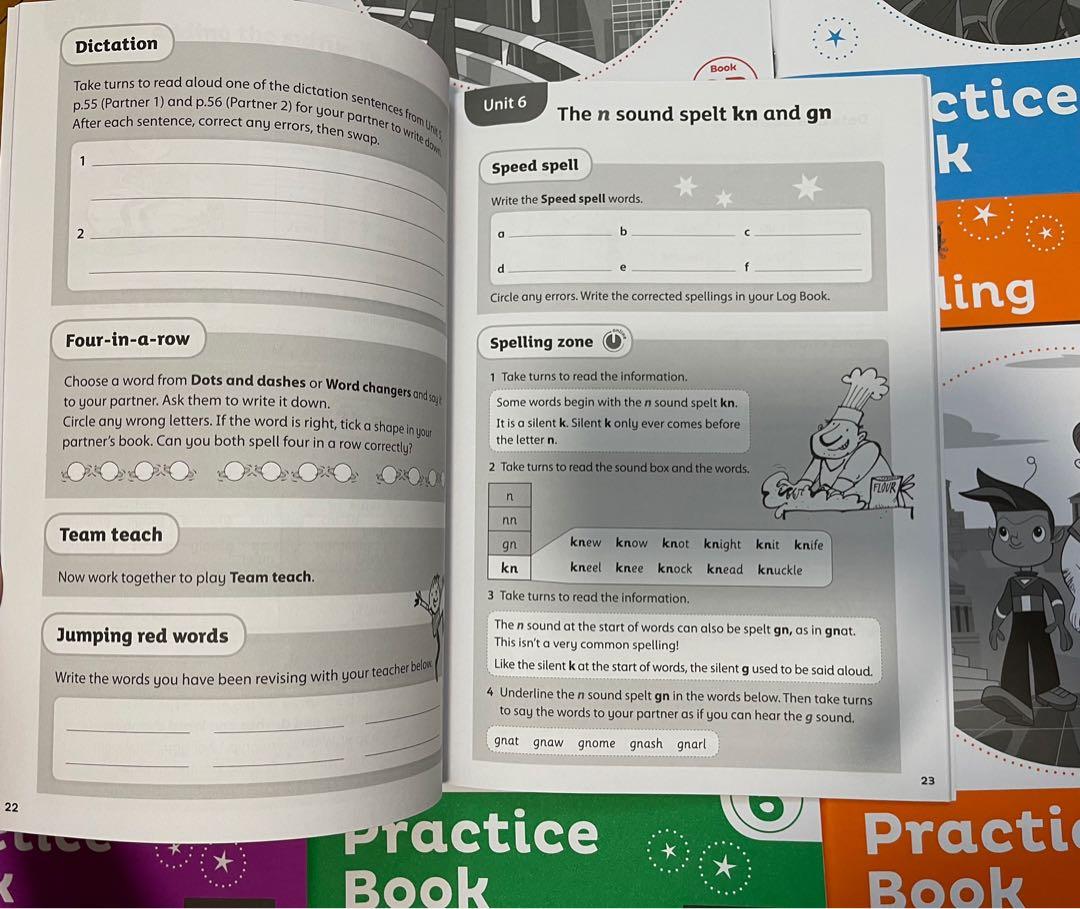 Read Write Inc. Spelling Practice Book, 興趣及遊戲, 書本 & 文具, 小朋友書 Carousell