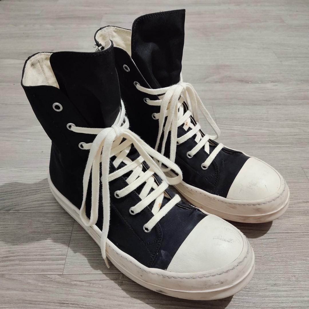 Rick owens new arrivals ramones canvas