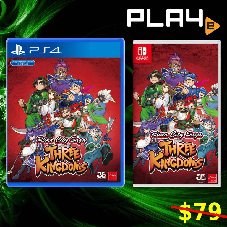 Trader Games - RIVER CITY SAGA THREE KINGDOMS NEXT SWITCH ASIAN NEW Game In English 8809560333854
