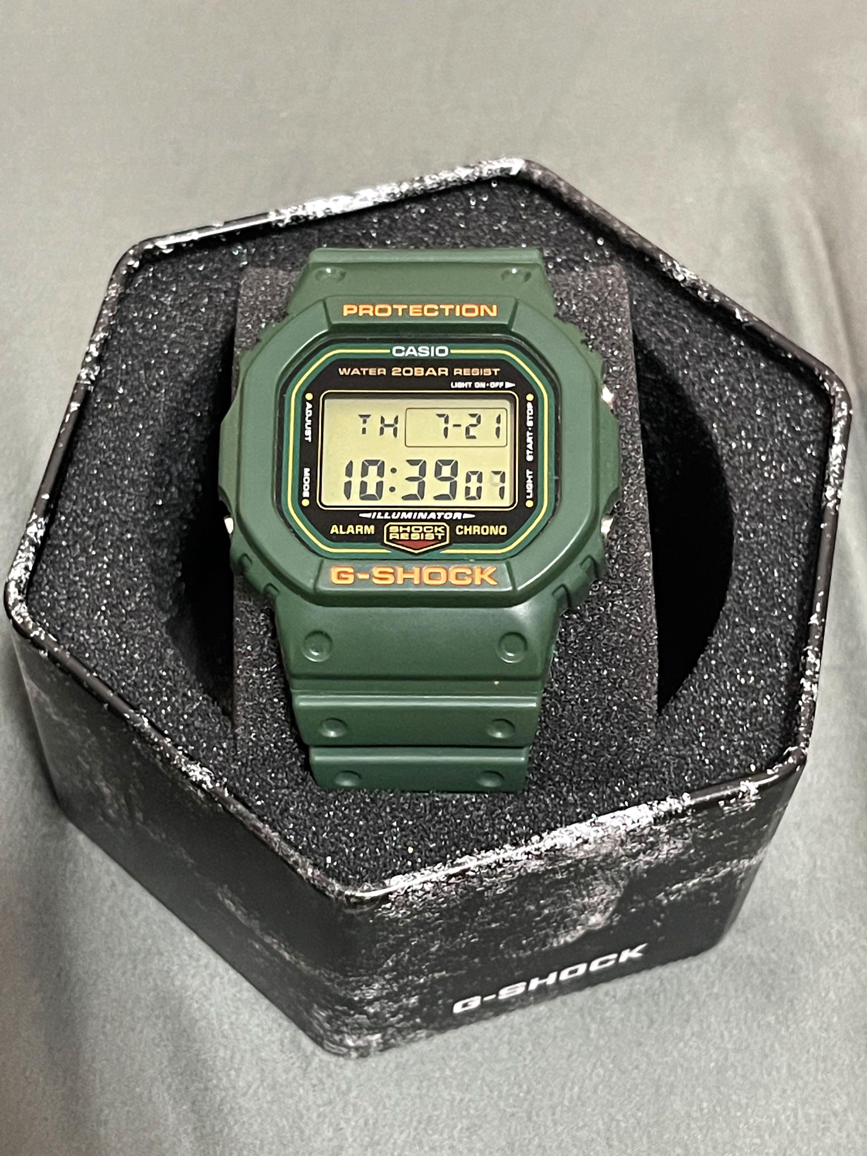 SALE Gshock DW5600 ARMY GREEN