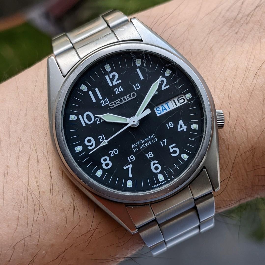 Seiko snk805 store black