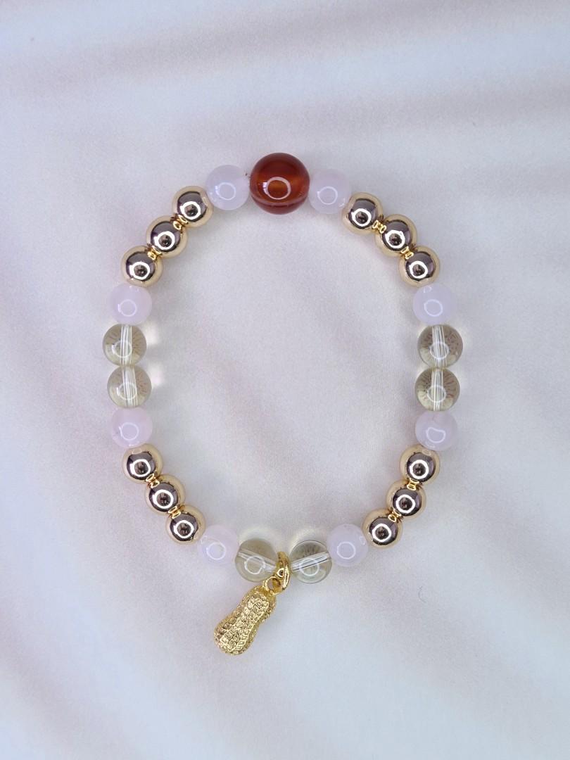 SPYXFAMILY Anya Forger inspired crystal bracelet, Women's Fashion ...
