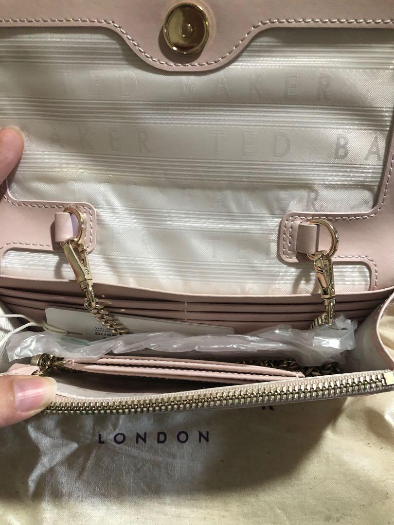 Ted baker pink best sale clutch bag