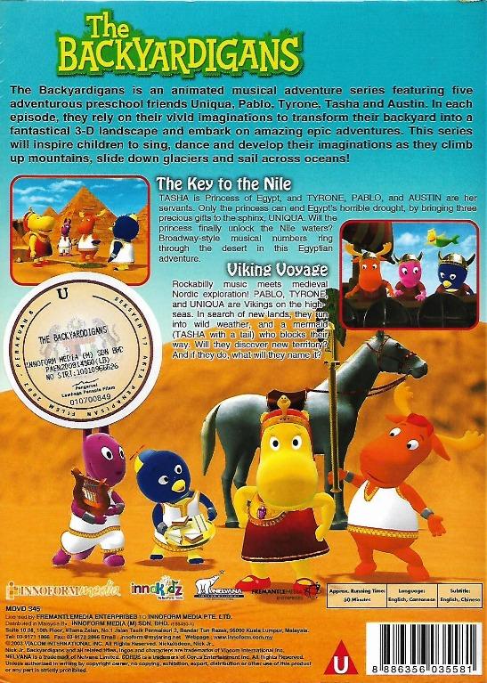 The Backyardigans The Key To The Nile Viking Voyage DVD English
