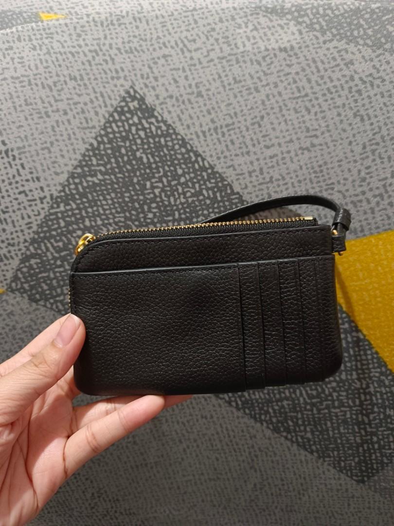 Tory Burch Perry Bombe Top zip card case