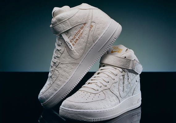 US 10 Louis Vuitton Nike Air Force 1 Men s Fashion Footwear