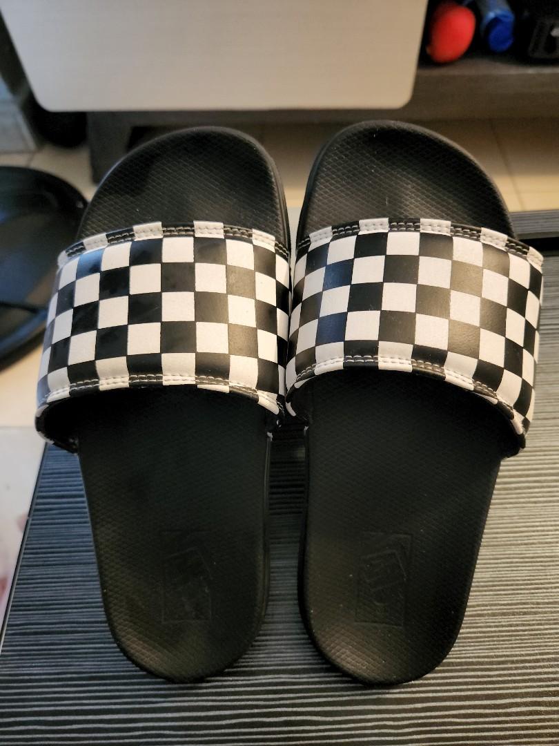 Vans Checkerboard Sliders Women s Fashion Footwear Flipflops