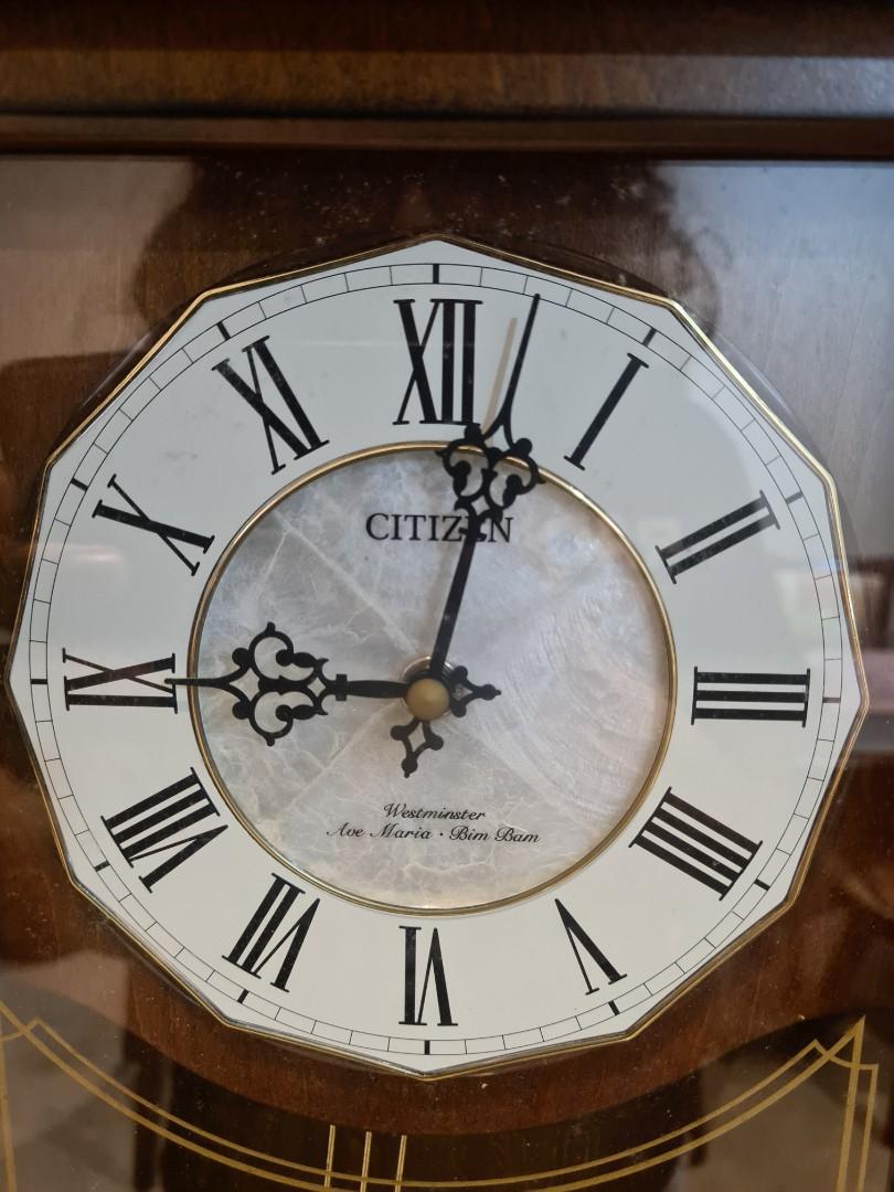 Vintage Citizen Westminster Chime Clock, Furniture & Home Living, Home