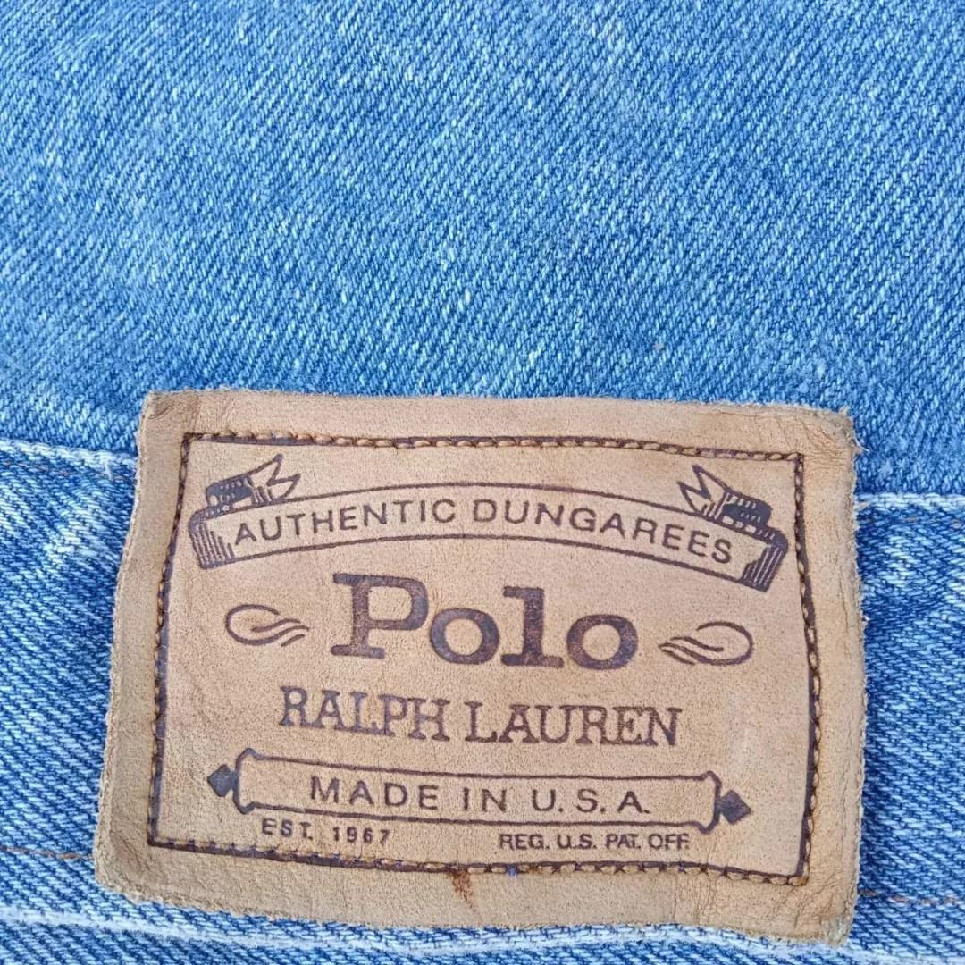 Vintage polo Ralph Lauren Corduroy collar denim jacket
