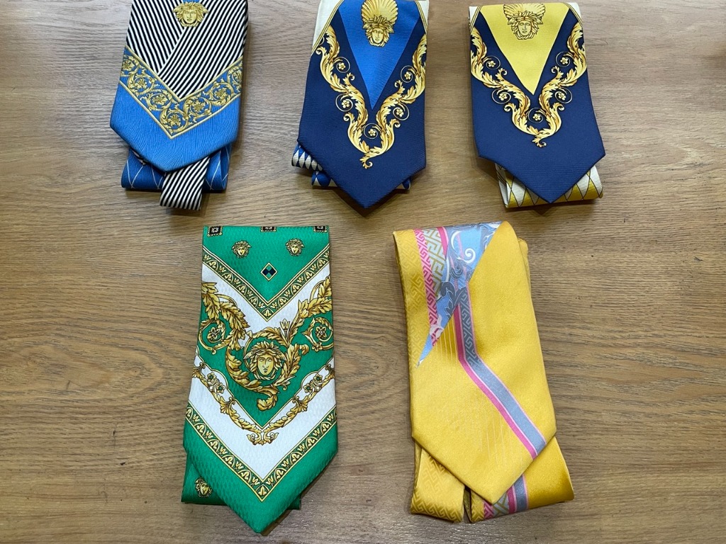Vintage versace tie 2025
