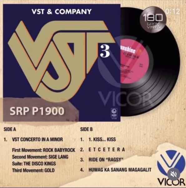 VST 3 Plaka LP Vinyl (Category: Vinyls) located in Manila. Submitted by plaka.mnl (Listing ID 1173776052, Image 1). Description: VST 3 Php 1,900.