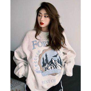 Women Sweater long sleeve Jacket thick loose
