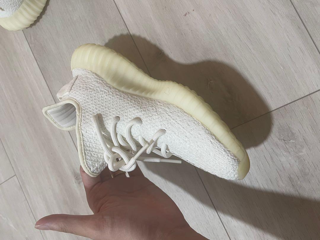 Yeezy triple white size 4 hot sale