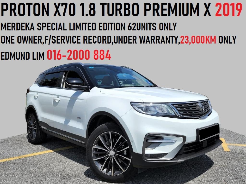 2019 Proton x70 1.8 merdeka edition tgdi suv [ori 23k km][one expat