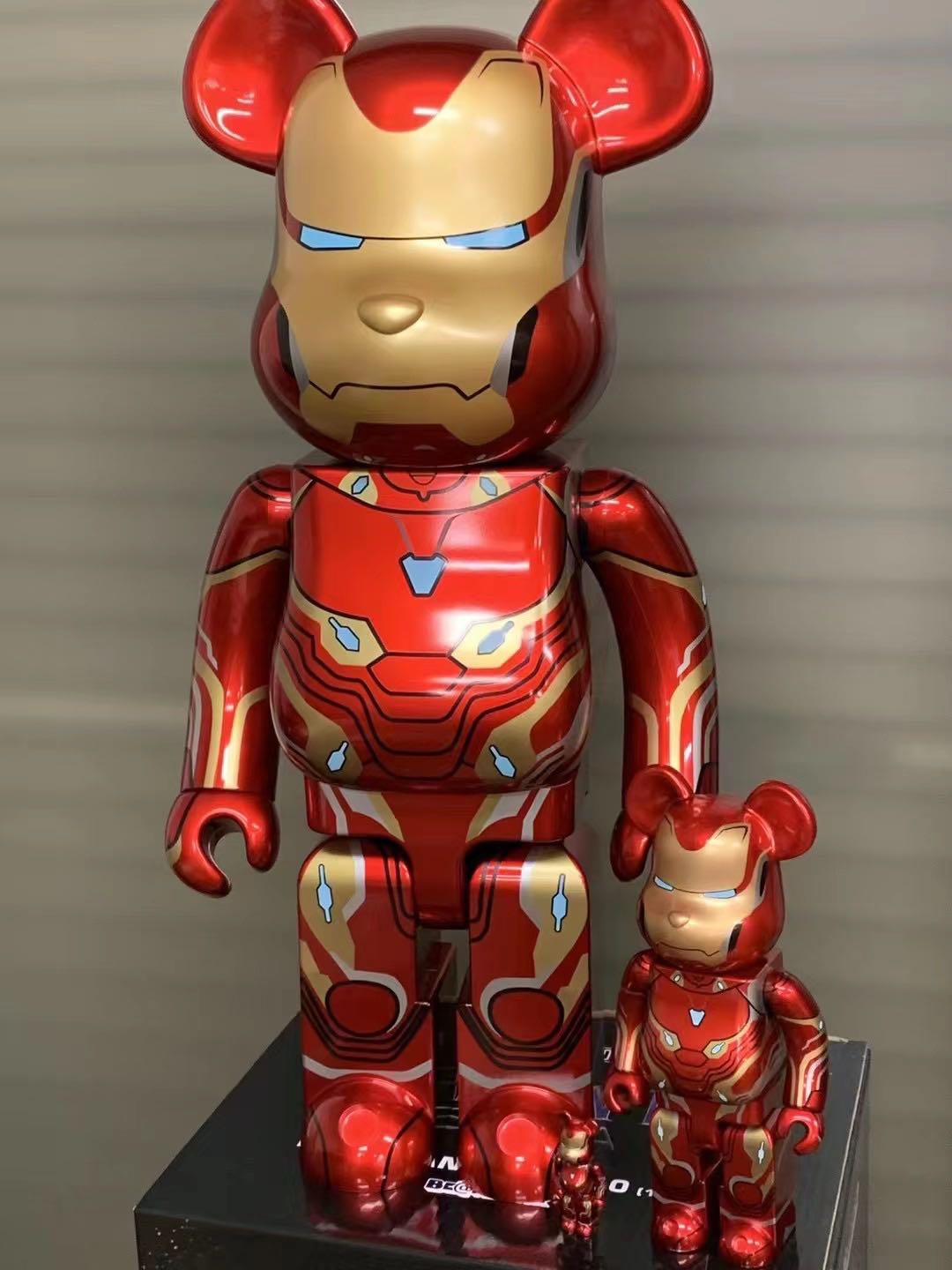 Preorder]Bearbrick Iron Man Mark 50 100% + 400% / 1000% Set 