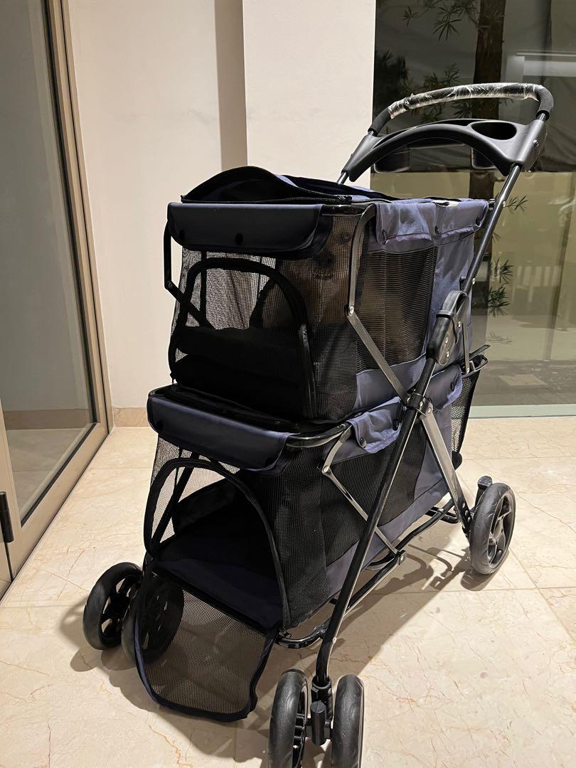 Kittywalk double decker pet stroller top