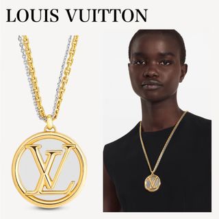 Louis Vuitton Nanogram Necklace Bicolor Metal