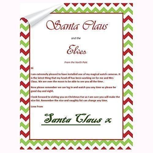 ( H2 ) Elf Santa Naughty Or Nice Surveillance Dummy Camera With