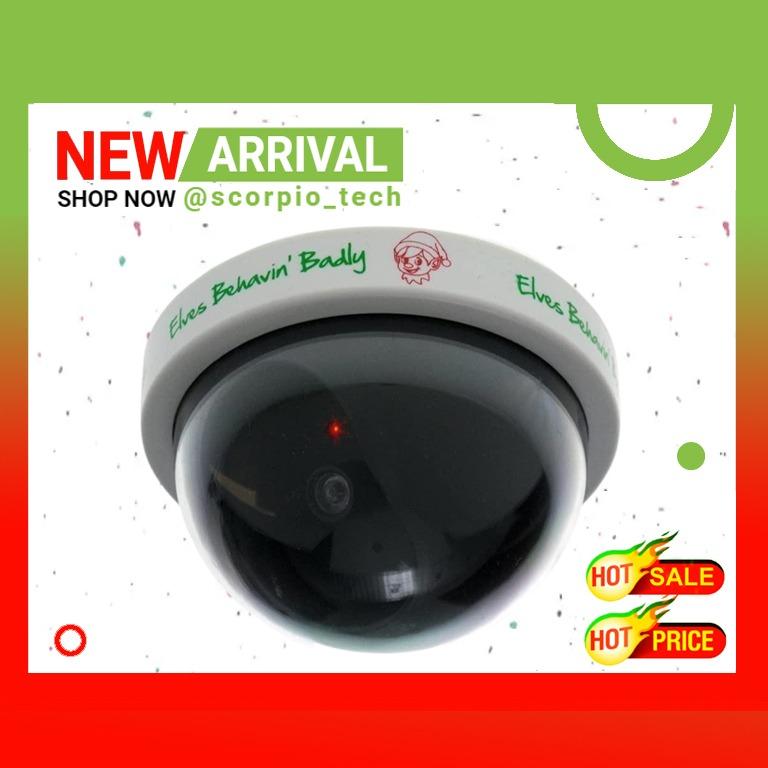 ( H2 ) Elf Santa Naughty Or Nice Surveillance Dummy Camera With