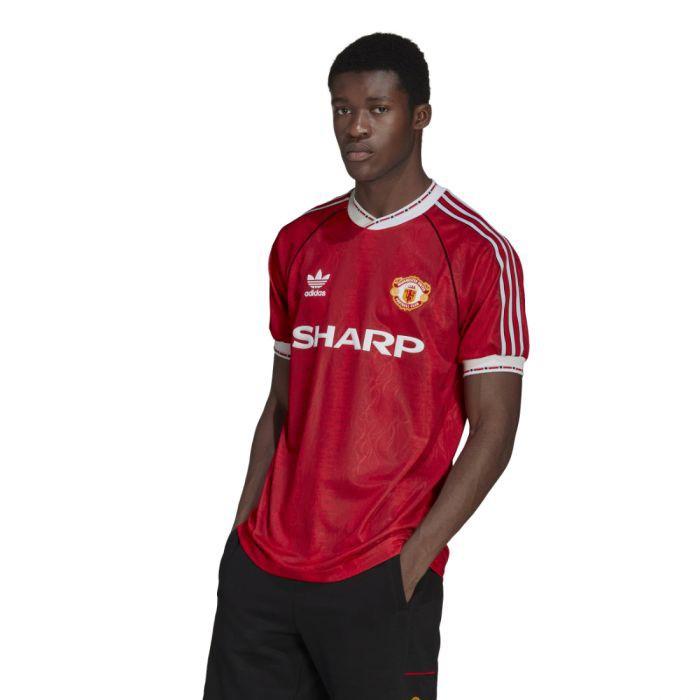 Adidas Originals MUFC Retro Jersey Men s Fashion Activewear on