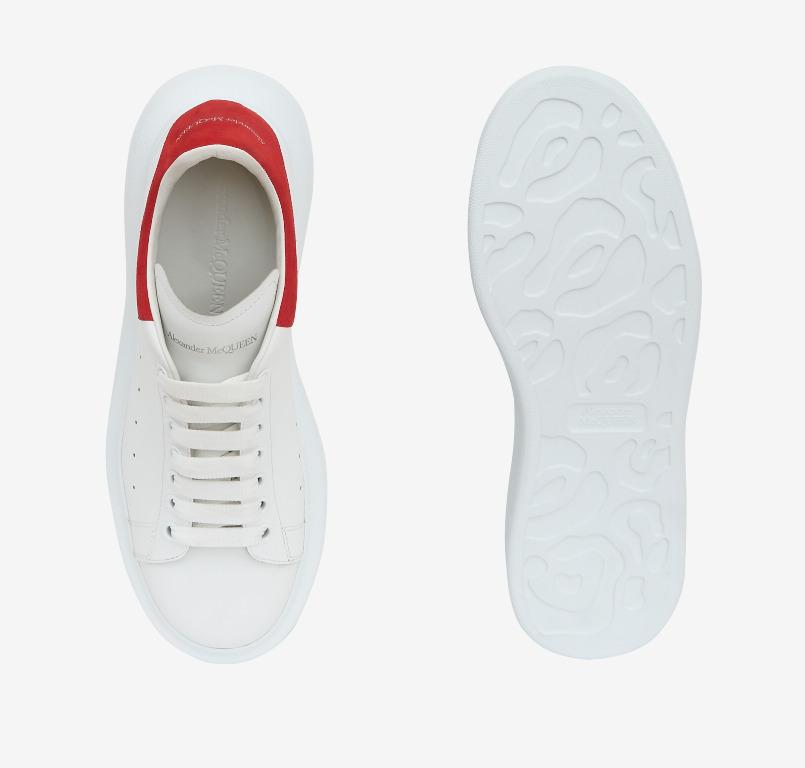 Alexander Mcqueen Red Oversized Sneakers 41 40 Men s Fashion