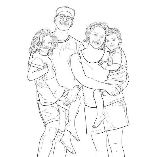 Happy Family Drawing Images - Free Download on Freepik