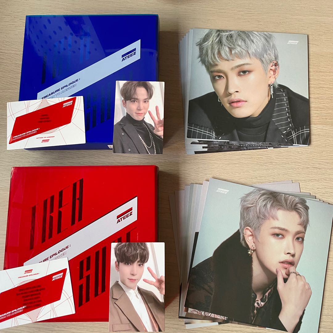 全ての Treasure ATEEZ Epilogue Yunho PC Photocard Album Answer タレントカード