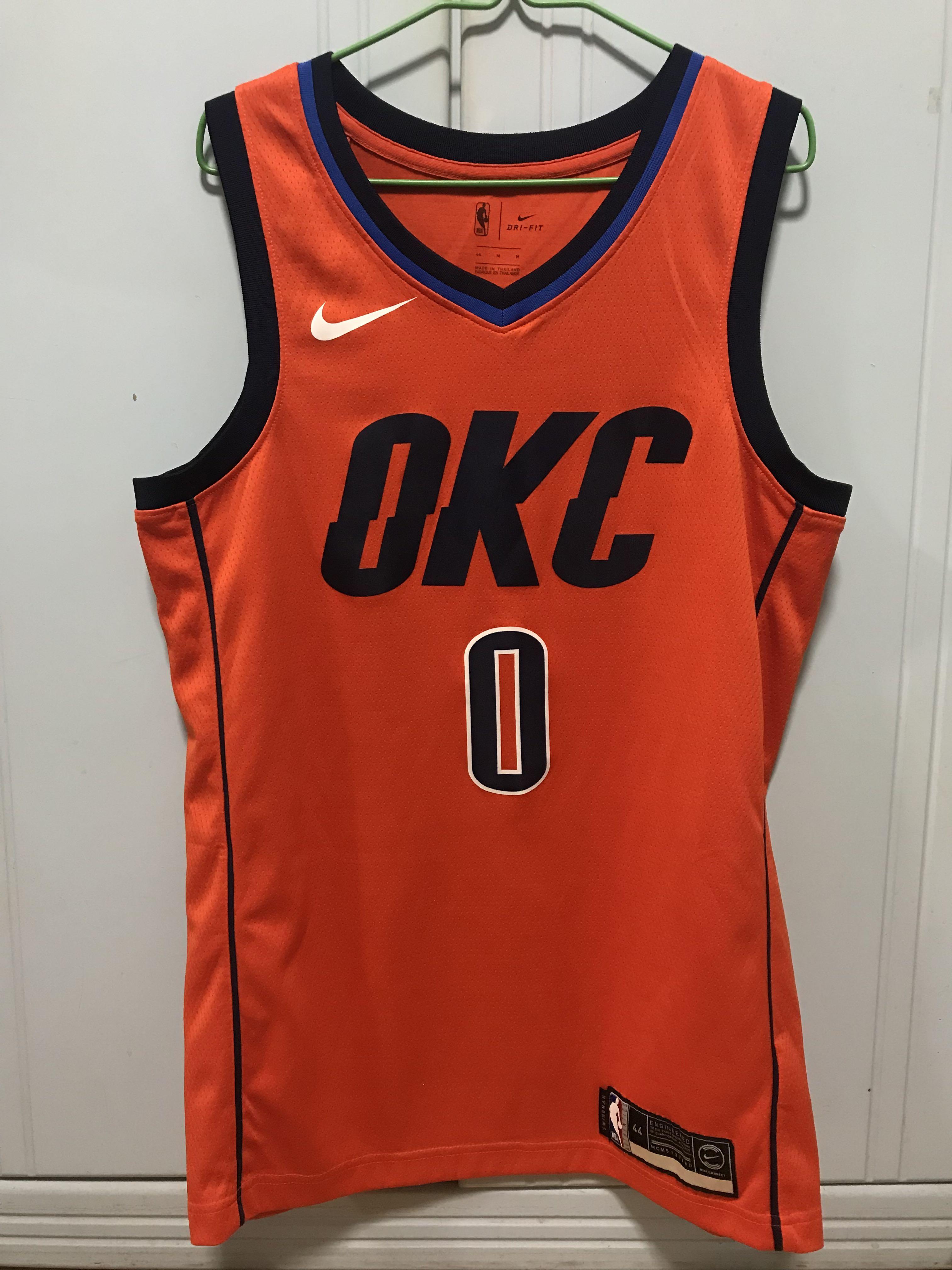 Russell Westbrook #0 Oklahoma Thunder nike NBA Jersey Youth SM 8 children