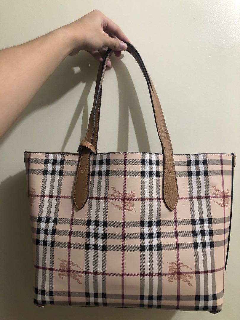 Authentic Quality Burberry Reversible Tote, Luxury, Bags & Wallets on  Carousell