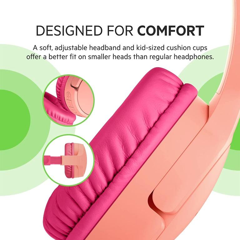 Belkin SOUNDFORM™ Mini Wireless On-Ear Headphones for Kids 兒童頭戴式無線耳機 ...