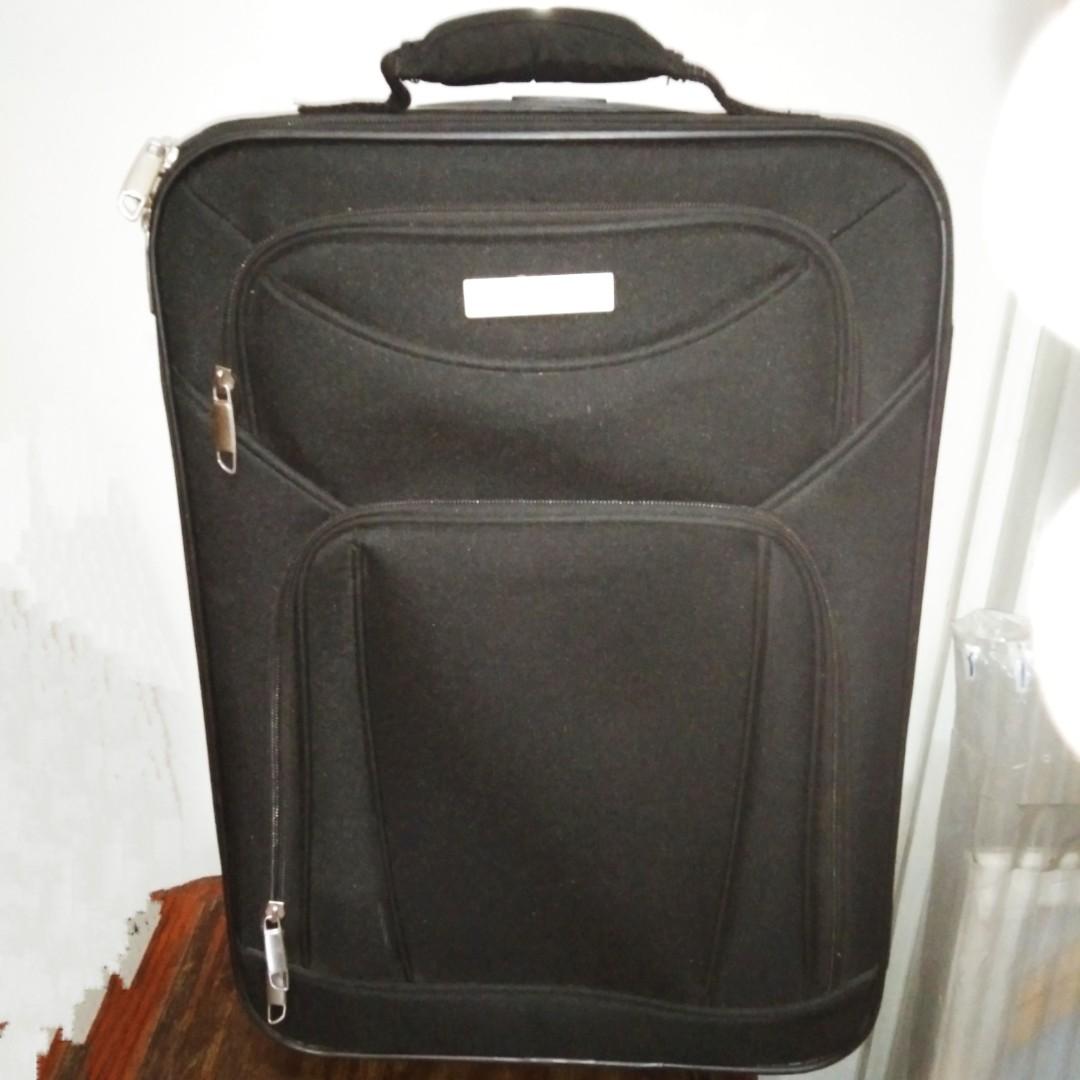Black Anko Soft Case Luggage Small (Category: Luggage) located in Rizal. Submitted by TheSweetSpotShoppe (Listing ID 1174039513, Image 1). Description: •Soft case luggage small size •Outer- Polyester •Lining-Polyester.