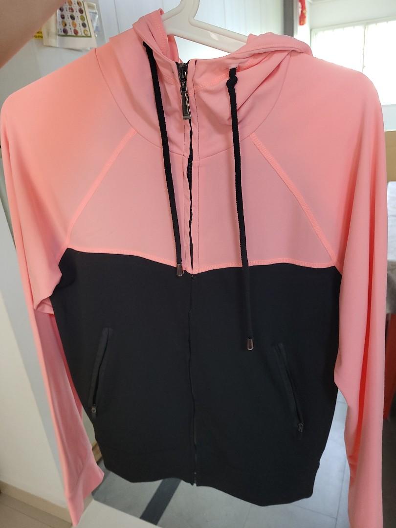 black/pink jacket!, Women's Fashion, Coats, Jackets and Outerwear on Carousell