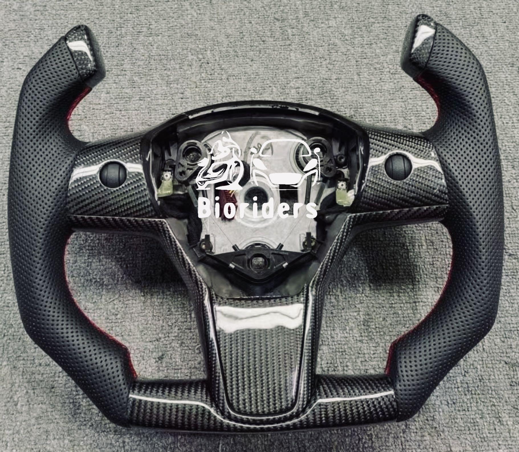 Tesla model 3 model y mode x BMW Audi Mazda Subaru Toyota Honda Hyundai Mercedes with alcantara perforated Carbon Fiber Steering Wheel F07 F10 F11 F06 F12 F13 F25 F20 F21 F30 F31 F34 F32 F33 F36 F22 F23 E90 E91 E92 E93 (Category: Accessories) located in Singapore. Submitted by bioriders (Listing ID 1058472403, Image 3). Description: 100% 𝗛𝗶𝗴𝗵-𝗾𝘂𝗮𝗹𝗶𝘁𝘆 𝗰𝗮𝗿𝗯𝗼𝗻 𝗳𝗶𝗯𝗲𝗿 𝗰𝗼𝗺𝗽𝗼𝗻𝗲𝗻𝘁𝘀 (𝗟𝗘𝗗 𝗮𝗱𝗱 𝗼𝗻 𝗮𝘃𝗮𝗶𝗹𝗮𝗯𝗹𝗲) (
